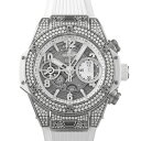 ウブロ HUBLOT ビッグバン ウニコ チタニウム ホワイト パヴェ 441.NE.2010.RW ...