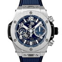 ウブロ 腕時計（メンズ） ウブロ HUBLOT ビッグバン ウニコ チタニウム 441.NX.5171.RX ブルー文字盤 新品 腕時計 メンズ