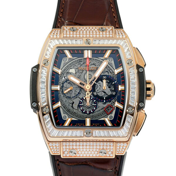 ウブロ 腕時計（メンズ） ウブロ HUBLOT スピリット・オブ・ビッグバン キングゴールド ジュエリー 601.OX.0183.LR.0904 グレー文字盤 新古品 腕時計 メンズ