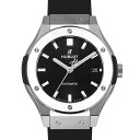 ウブロ 腕時計（メンズ） ウブロ HUBLOT クラシックフュージョン チタニウム 565.NX.1470.RX ブラック文字盤 新品 腕時計 メンズ