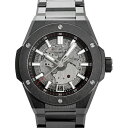ウブロ 腕時計（メンズ） ウブロ HUBLOT ビッグバン インテグレーテッド タイムオンリー ブラックマジック 456.CX.0170.CX グレー文字盤 新品 腕時計 メンズ
