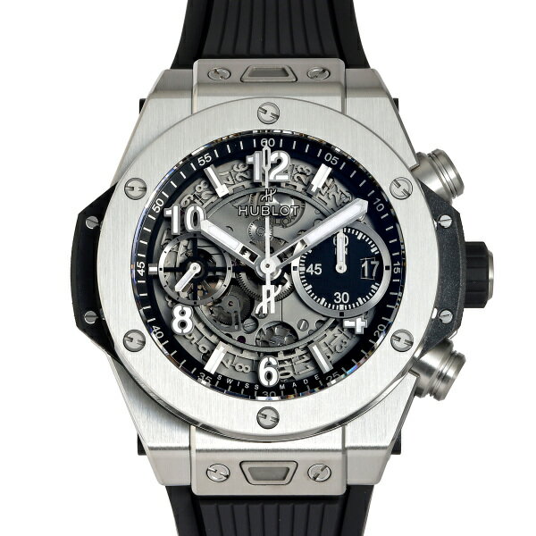 ウブロ HUBLOT ビッグバン ウニコ チタニウム 441.NX.1171.RX ブラック文字盤 新品 腕時計 メンズ