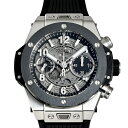 ウブロ 腕時計（メンズ） ウブロ HUBLOT ビッグバン ウニコ チタニウム セラミック 441.NM.1171.RX グレー文字盤 新品 腕時計 メンズ