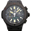 ウブロ 腕時計（メンズ） ウブロ HUBLOT ビッグバン フドロワイヤント アイルトン・セナ 世界限定500本 315.CI.1129.RX.AES09 ブラック文字盤 新古品 腕時計 メンズ
