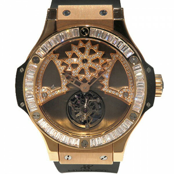 ウブロ HUBLOT ビッグバン バットバン トゥールビヨン ベゼルバケットダイヤ 305.PM.0004.RX.1904 グレー文字盤 新品 腕時計 メンズ