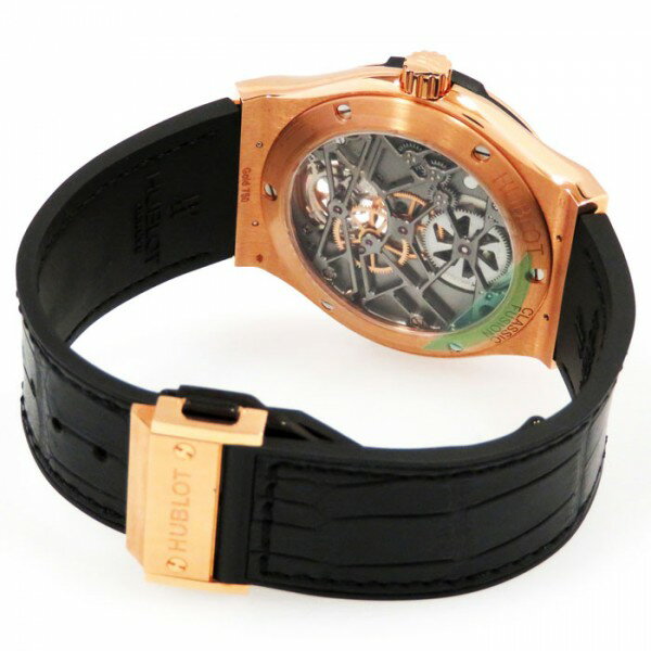 【限定 ポイント10倍 3/21〜】ウブロ HUBLOT クラシックフュージョン トゥールビヨン 505.OX.9010.LR.1704 全面ダイヤ文字盤 メンズ 腕時計 【新品】