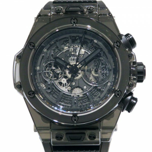 ウブロ HUBLOT ビッグバン ウニコ サファイア オールブラック 世界限定500本 411.JB.4901.RT ブラック文字盤 未使用 腕時計 メンズ