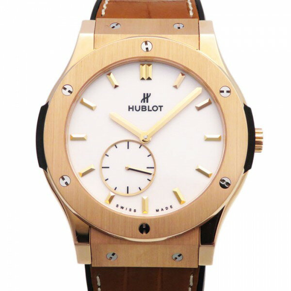 ウブロ HUBLOT クラシックフュージョン クラシコ ウルトラシン 515.OX.2210.LR ホワイト文字盤 新品 腕時計 メンズ