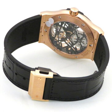 ウブロ HUBLOT クラシックフュージョン クラシコ スケルトントゥールビヨン ダイヤモンド 505.OX.0180.LR.0904 スケルトン文字盤 メンズ 腕時計 【新品】