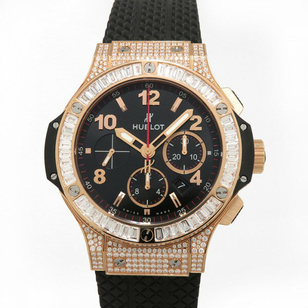 ウブロ HUBLOT ビッグバン ゴールド ダイヤモンド 301.PX.130.RX.094 ブラック文字盤 新品 腕時計 メンズ