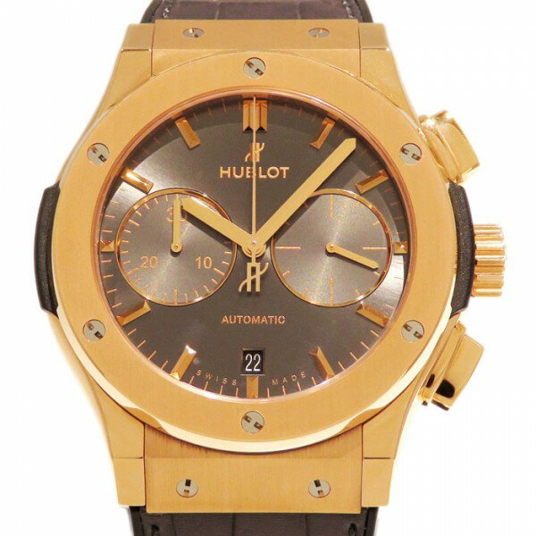 ウブロ HUBLOT クラシックフュージョン クロノグラフ キングゴールド レーシンググレー 521.OX.7081.LR グレー文字盤 新品 腕時計 メンズ