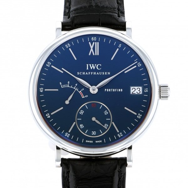 IWC ポートフィノ 腕時計（メンズ） IWC ポートフィノ ハンドワインド 8デイズ IW510106 ブルー文字盤 新品 腕時計 メンズ