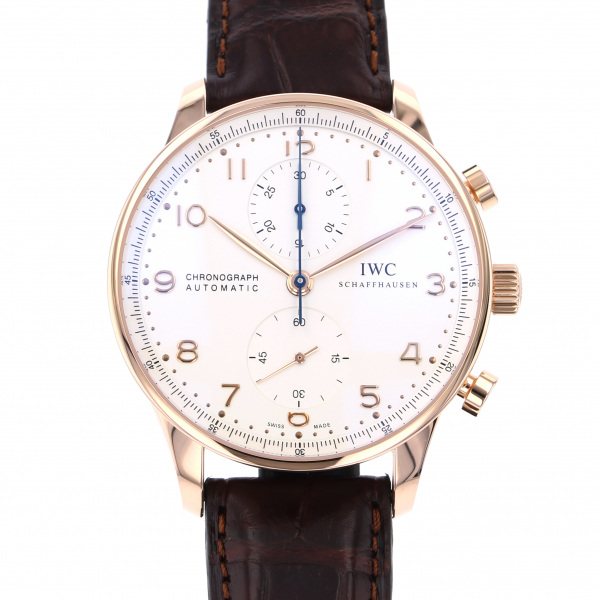 IWC ポルトギーゼ 腕時計（メンズ） IWC ポルトギーゼ クロノグラフ IW371480 シルバー文字盤 未使用 腕時計 メンズ