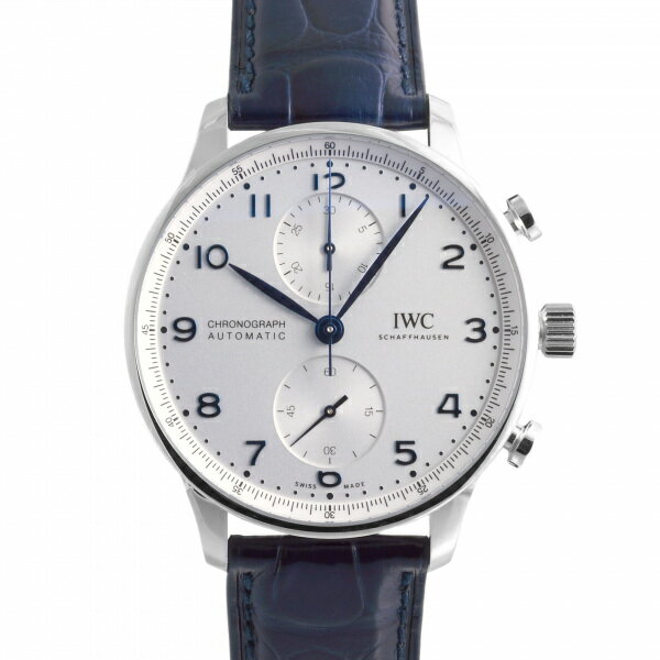 IWC ポルトギーゼ 腕時計（メンズ） IWC ポルトギーゼ クロノグラフ IW371605 シルバー文字盤 新品 腕時計 メンズ