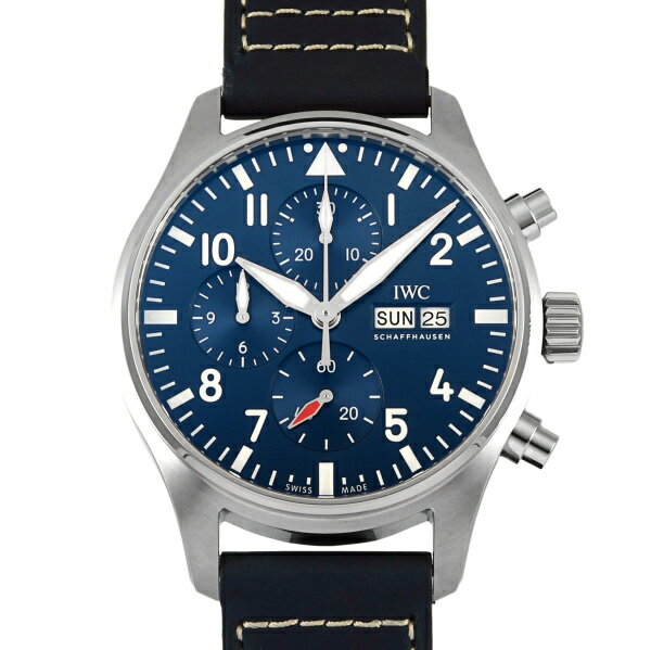 IWC パイロットウォッチ 腕時計（メンズ） IWC パイロットウォッチ クロノグラフ IW378003 ブルー文字盤 新品 腕時計 メンズ
