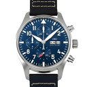 パイロットウォッチ IWC パイロットウォッチ クロノグラフ IW378003 ブルー文字盤 新品 腕時計 メンズ