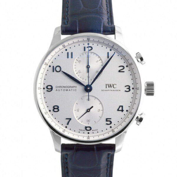 IWC ポルトギーゼ 腕時計（メンズ） IWC ポルトギーゼ ・クロノグラフ IW371605 シルバー文字盤 新品 腕時計 メンズ