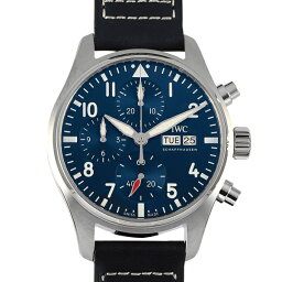 パイロットウォッチ IWC パイロットウォッチ クロノグラフ 41 IW388101 ブルー文字盤 新品 腕時計 メンズ