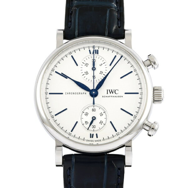 IWC ポートフィノ 腕時計（メンズ） IWC ポートフィノ クロノグラフ39 IW391407 シルバー文字盤 新品 腕時計 メンズ