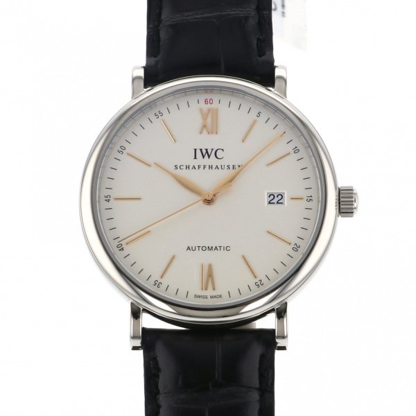 IWC ポートフィノ 腕時計（メンズ） IWC ポートフィノ オートマティック IW356517 シルバー文字盤 新品 腕時計 メンズ