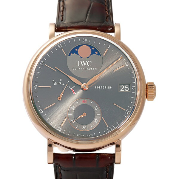 IWC ポートフィノ ポートフィノ・ハンドワインド・ムーンフェイズ IW516403 グレー文字盤 中古 腕時計 メンズ