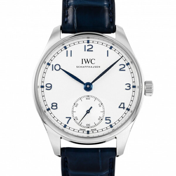 IWC ポルトギーゼ 腕時計（メンズ） IWC ポルトギーゼ オートマティック40 IW358304 シルバー文字盤 新品 腕時計 メンズ