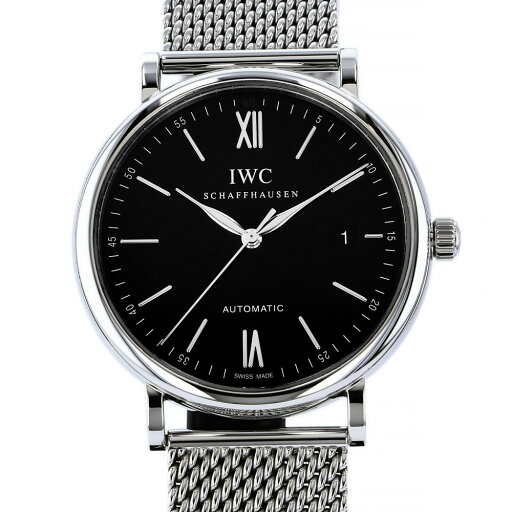 IWC ポートフィノ オートマティック IW356506 ブラック文字盤 中古 腕時計 メンズ IWC ポートフィノ オートマティック IW356506 ブラック文字盤 中古 腕時計 メンズ