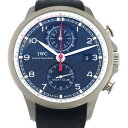 IWC ポルトギーゼ 腕時計（メンズ） IWC ポルトギーゼ ヨットクラブ ボルボオーシャンレース IW390212 ブラック文字盤 新品 腕時計 メンズ