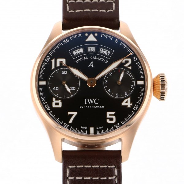 パイロットウォッチ IWC ビッグ・パイロットウォッチ アニュアルカレンダー アントワーヌ・ド・サンテグジュペリ IW502706 ブラウン文字盤 未使用 腕時計 メンズ