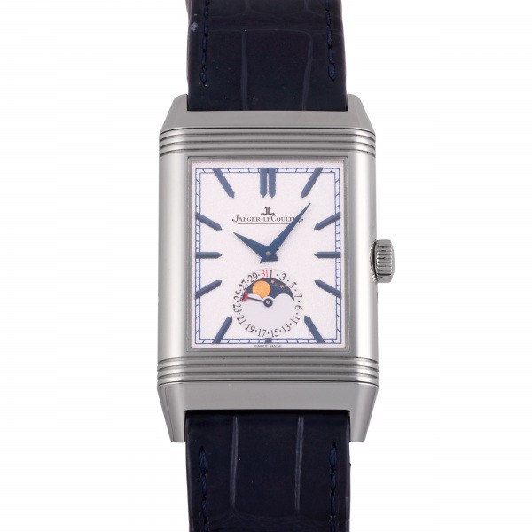 ジャガー・ルクルト JAEGER LE COULTRE レベルソ トリビュート ムーン Q3958420 シルバー/ブルー文字盤 中古 腕時計 メンズのサムネイル