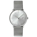 ユンハンス JUNGHANS マックスビル 041 4463 44 シルバー文字盤 新品 腕時計 メンズ