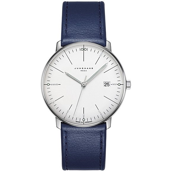 ユンハンス ビジネス腕時計 メンズ ユンハンス JUNGHANS マックスビル 058 4822 00 シルバー文字盤 新品 腕時計 メンズ