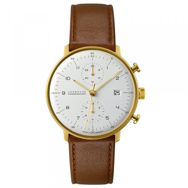 ユンハンス 腕時計 メンズ ユンハンス JUNGHANS マックスビル クロノスコープ 027 7800 00 シルバー文字盤 新品 腕時計 メンズ