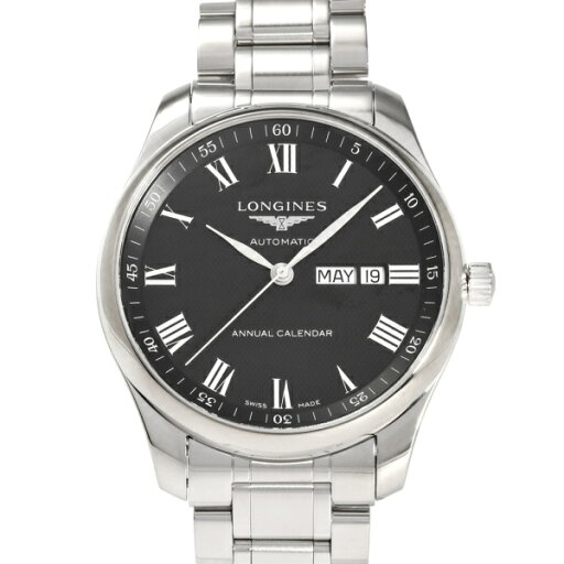 ロンジン LONGINES マスター コレクション L2.920.4.51.6 ブラック文字盤 新品 腕時計 メンズ ロンジン LONGINES マスター コレクション L2.920.4.51.6 ブラック文字盤 新品 腕時計 メンズ