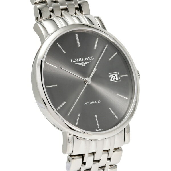 ロンジン LONGINES エレガント L4.810.4.72.6 グレー文字盤 新品 腕時計 メンズ