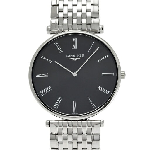 ロンジン LONGINES ラグランクラシック L4.766.4.51.6 ブラック文字盤 新品 腕時計 メンズ ロンジン LONGINES ラグランクラシック L4.766.4.51.6 ブラック文字盤 新品 腕時計 メンズ