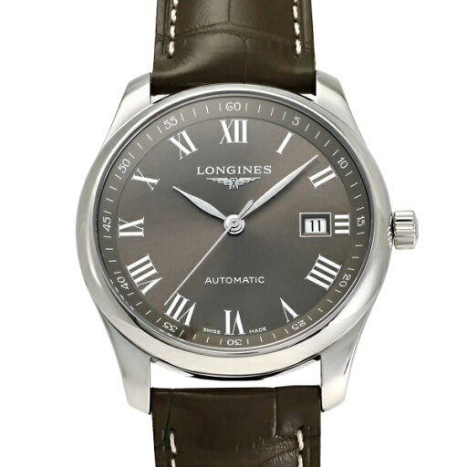 ロンジン LONGINES マスター コレクション L2.793.4.71.3 グレー/ローマ文字盤 新品 腕時計 メンズ ロンジン LONGINES マスター コレクション L2.793.4.71.3 グレー/ローマ文字盤 新品 腕時計 メンズ