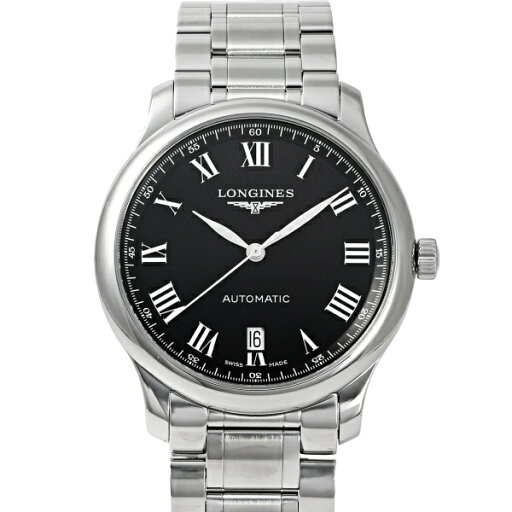 ロンジン LONGINES マスター コレクション L2.628.4.51.6 ブラック文字盤 新品 腕時計 メンズ ロンジン LONGINES マスター コレクション L2.628.4.51.6 ブラック文字盤 新品 腕時計 メンズ