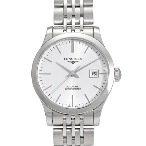 ロンジン LONGINES レコード L2.321.4.72.6 シルバー文字盤 新品 腕時計 レディース ロンジン LONGINES レコード L2.321.4.72.6 シルバー文字盤 新品 腕時計 レディース