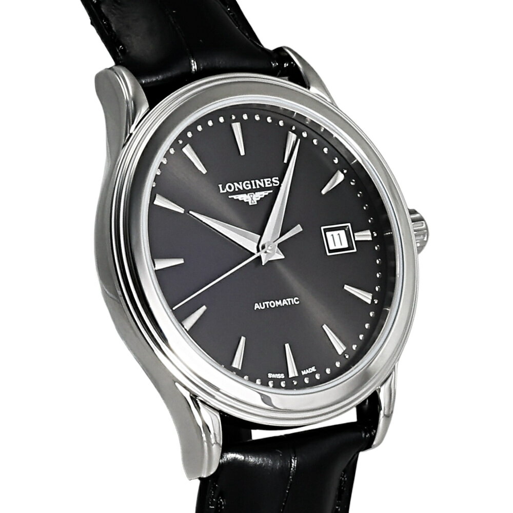 ロンジン LONGINES フラッグシップ L4.984.4.59.2 ブラック文字盤 新品 腕時計 メンズ