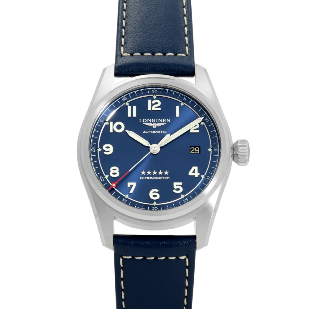 ロンジン LONGINES スピリット L3.810.4.93.0 ブルー文字盤 新品 腕時計 メンズ