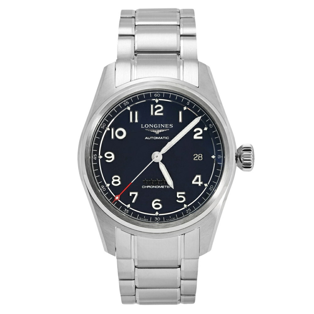 ロンジン LONGINES スピリット L3.810.4.53.9 ブラック文字盤 新品 腕時計 メンズ