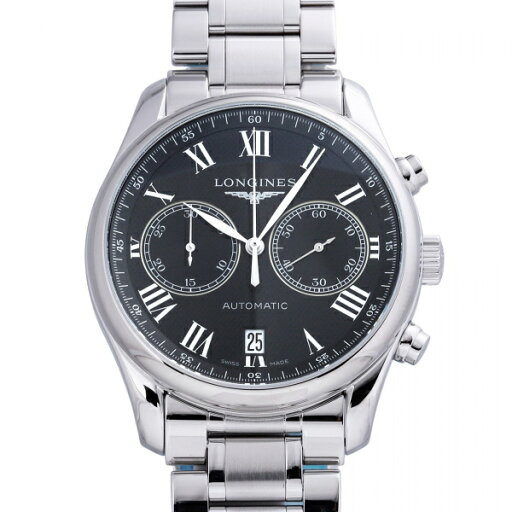 ロンジン LONGINES マスター コレクション 2カウンター クロノグラフ L2.629.4.51.6 ブラック文字盤 新品 腕時計 メンズ ロンジン LONGINES マスター コレクション 2カウンター クロノグラフ L2.629.4.51.6 ブラック文字盤 新品 腕時計 メンズ