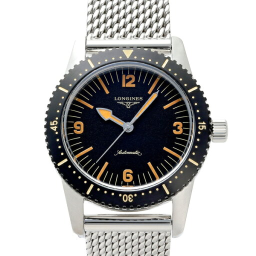 ロンジン LONGINES ヘリテージ スキンダイバー L2.822.4.56.6 ブラック文字盤 新品 腕時計 メンズ ロンジン LONGINES ヘリテージ スキンダイバー L2.822.4.56.6 ブラック文字盤 新品 腕時計 メンズ