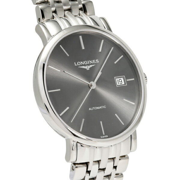 ロンジン LONGINES エレガント コレクション L4.810.4.72.6 グレー文字盤 新品 腕時計 メンズ