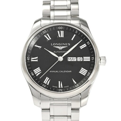 ロンジン LONGINES マスター コレクション L2.920.4.51.6 ブラック文字盤 新品 腕時計 メンズ ロンジン LONGINES マスター コレクション L2.920.4.51.6 ブラック文字盤 新品 腕時計 メンズ