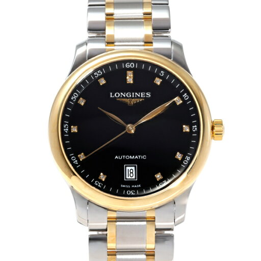 ロンジン LONGINES マスター コレクション L2.628.5.57.7 ブラック文字盤 新品 腕時計 メンズ ロンジン LONGINES マスター コレクション L2.628.5.57.7 ブラック文字盤 新品 腕時計 メンズ
