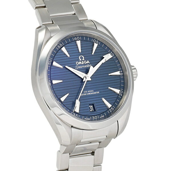 オメガ OMEGA シーマスター アクアテラ 150M コーアクシャル マスター クロノメーター 41MM 220.10.41.21.03.004 ミッドナイトブルー文字盤 新品 腕時計 メンズ