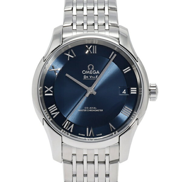 オメガ OMEGA デ・ヴィル アワービジョン コーアクシャル マスタークロノメーター 433.10.41.21.03.001 ブルー文字盤 新品 腕時計 メンズ