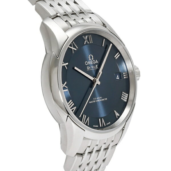 オメガ OMEGA デ・ヴィル アワービジョン コーアクシャル マスタークロノメーター 433.10.41.21.03.001 ブルー文字盤 新品 腕時計 メンズ